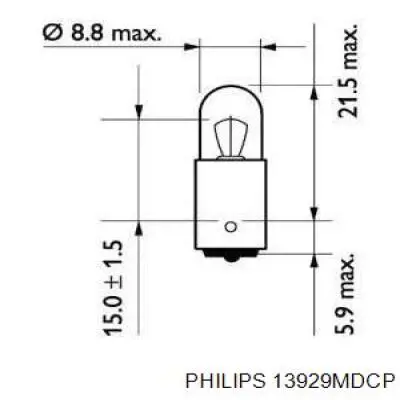 13929MDCP Philips bombilla