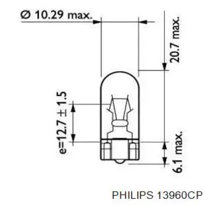 Bombilla de faro Philips 13960CP precio, desde 2,53 EUR