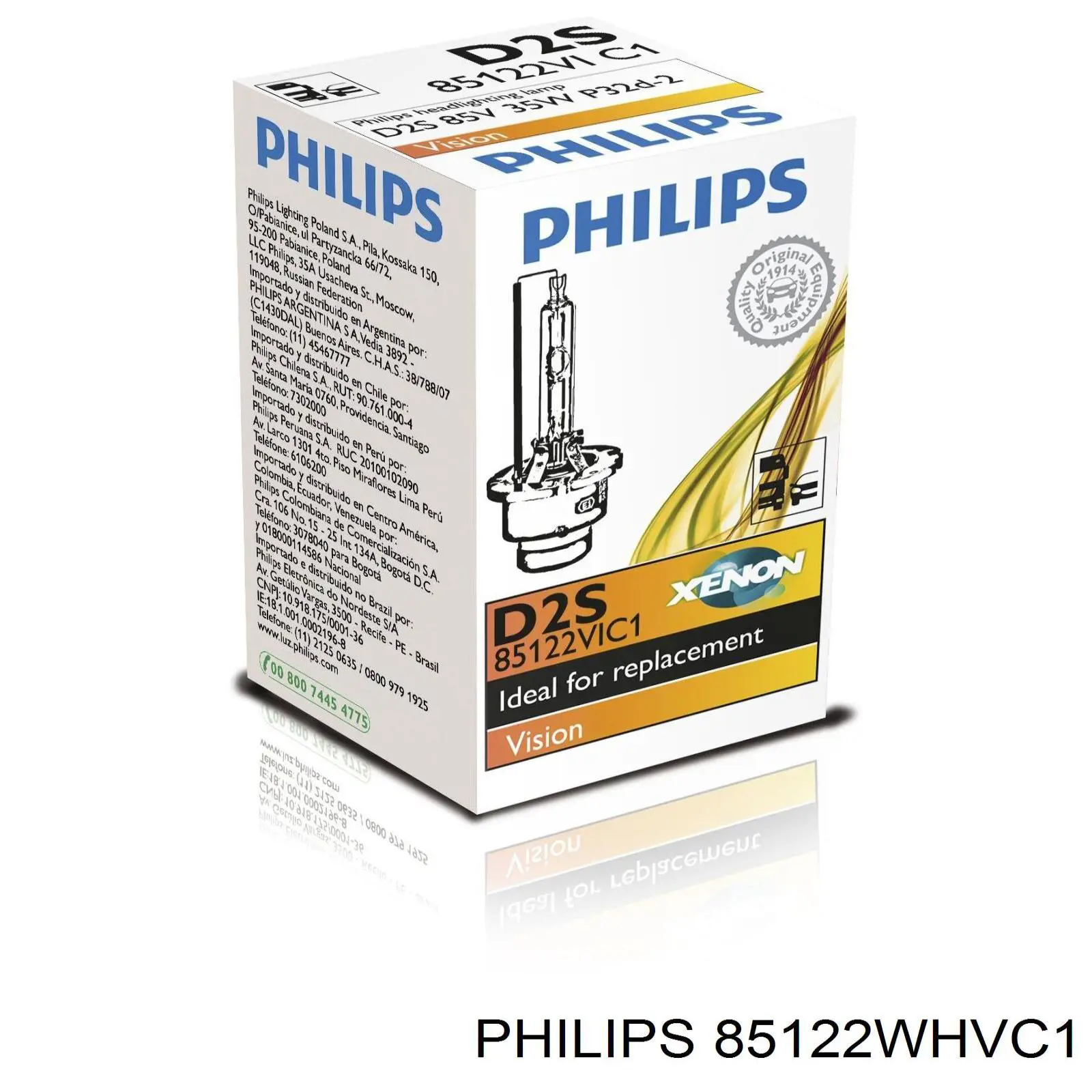 85122WHVC1 Philips bombilla de xenon