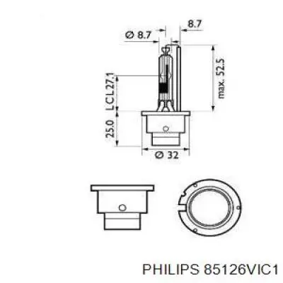Comprar 85126VIC1 Philips Bombilla de xenón