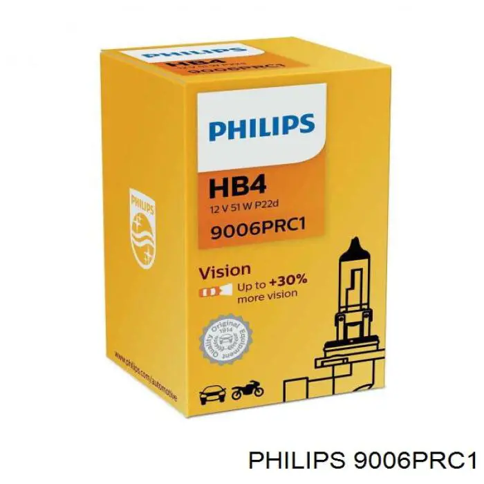 Lámpara halógena Philips 9006PRC1