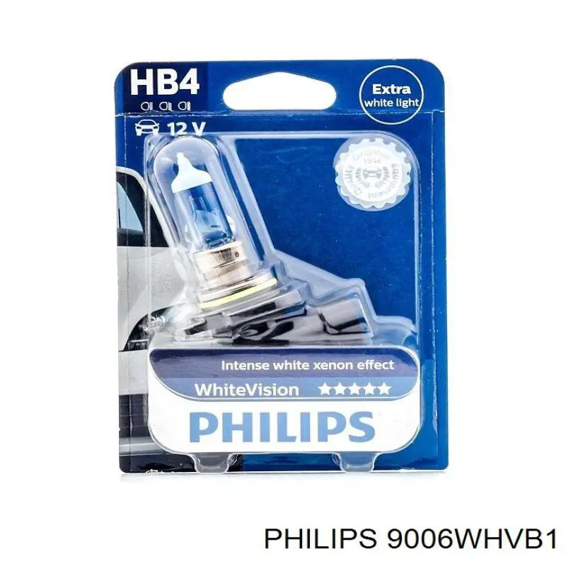Lámpara halógena Philips 9006WHVB1 precio, desde 5,29 EUR