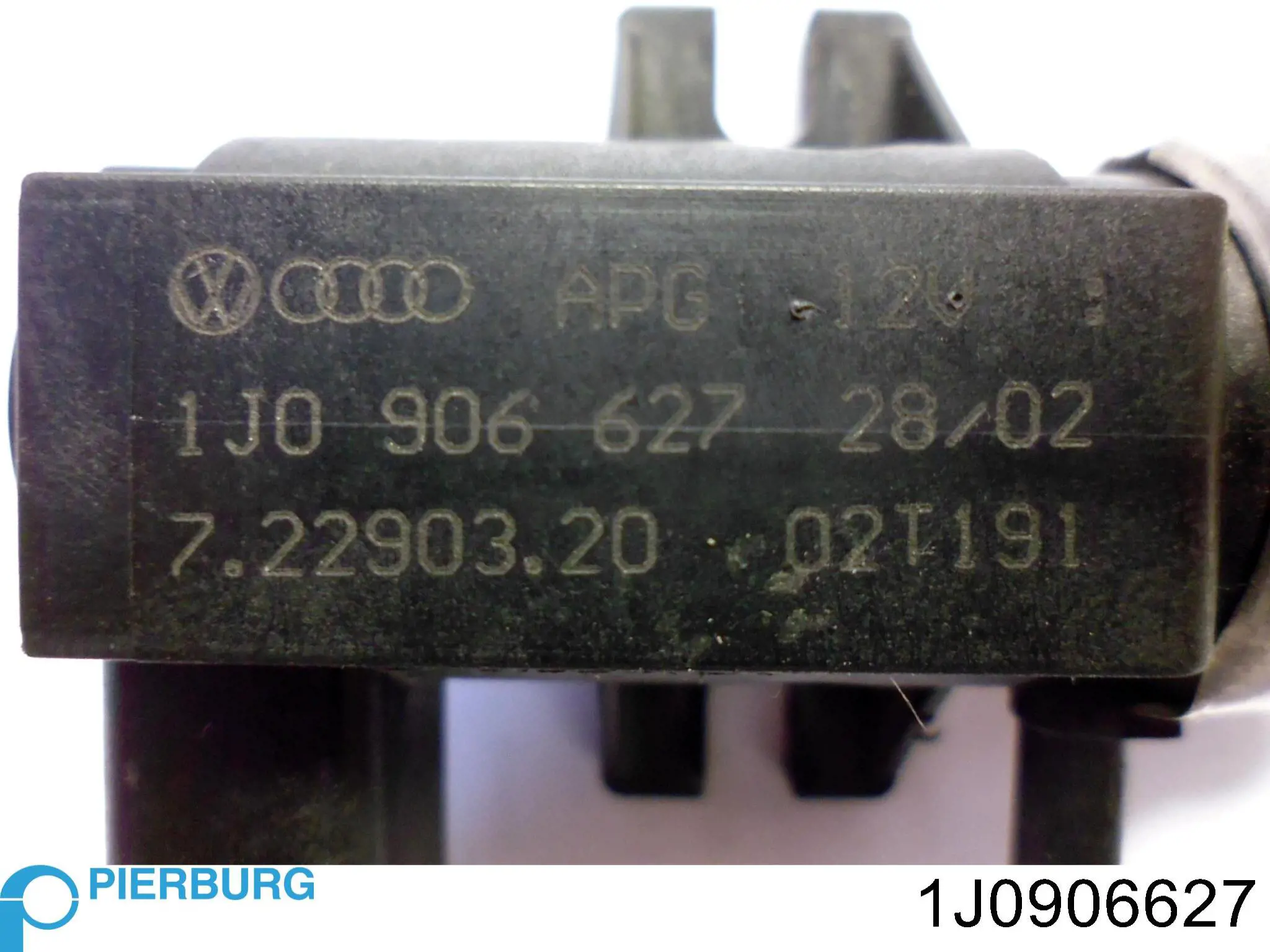 1J0906627 Pierburg transmisor de presion de carga (solenoide)