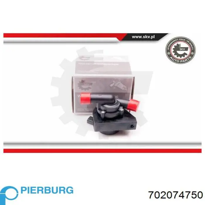 Bomba de agua eléctrica auxiliar Pierburg 702074750 precio, desde 113,76 EUR