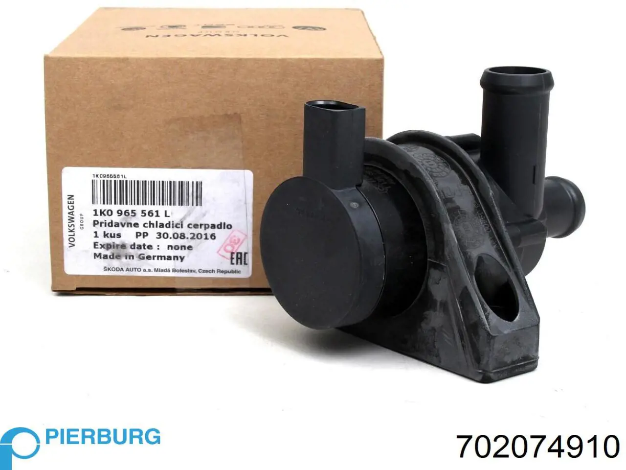 Bomba de agua eléctrica auxiliar Pierburg 702074910 precio, desde 108,86 EUR