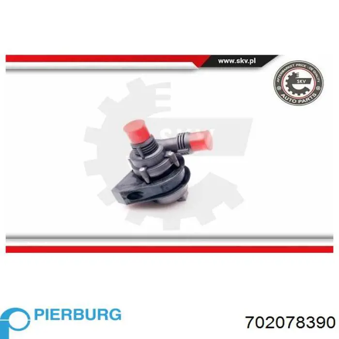 Bomba de agua eléctrica auxiliar Pierburg 702078390 precio, desde 66,79 EUR