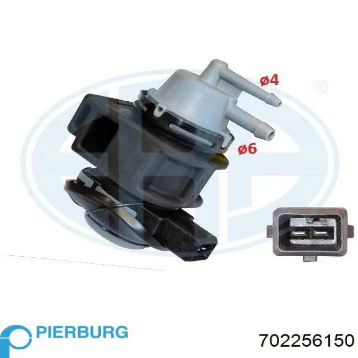 702256150 Pierburg Válvula solenoide de control de presión de sobrealimentación
