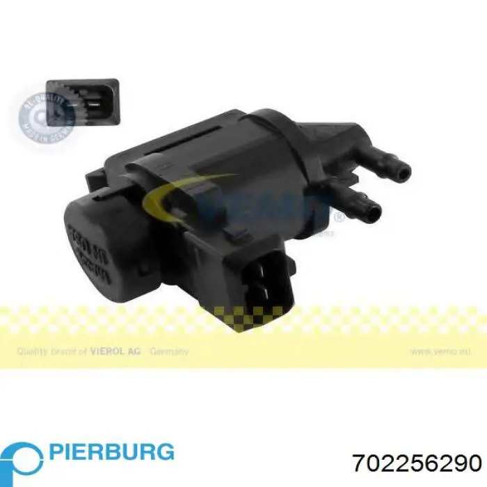 Válvula de solenoide de control de mariposa EGR Pierburg 702256290