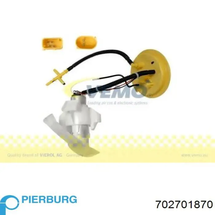 Bomba de combustible eléctrica sumergible Pierburg 702701870