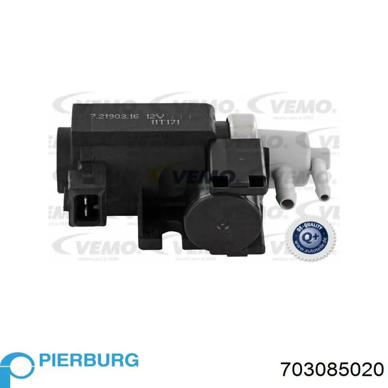Válvula solenoide de control de presión de sobrealimentación Pierburg 703085020 precio, desde 63,28 EUR