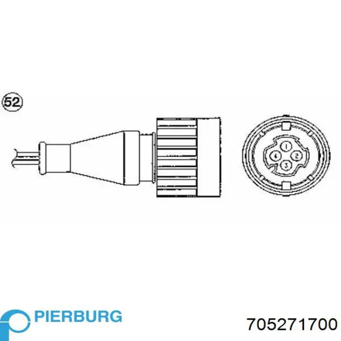 7.05271.70.0 Pierburg sonda lambda