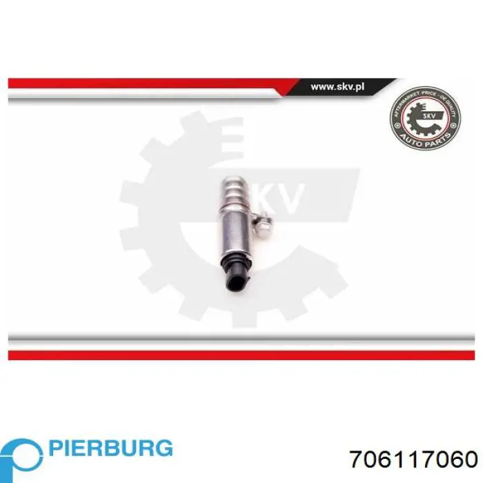 Válvula solenoide de posición del árbol de levas derecha 706117060 Pierburg