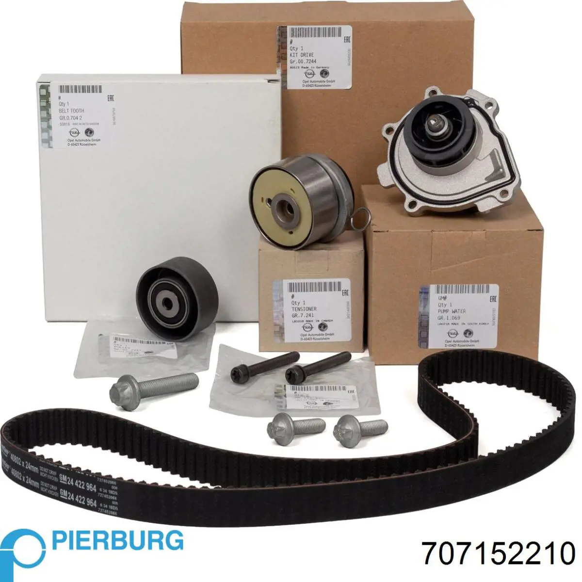 Bomba de agua 707152210 Pierburg