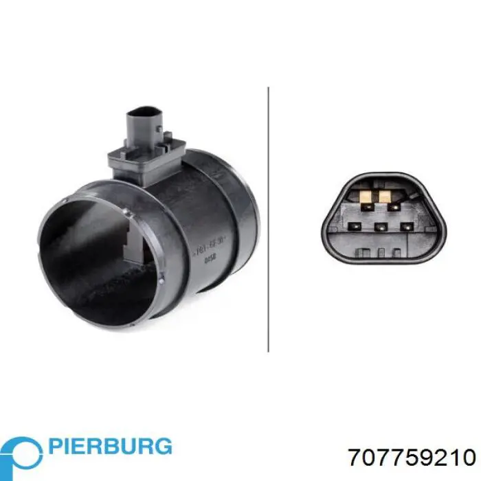 Medidor de flujo de aire Pierburg 707759210 precio, desde 86,98 EUR