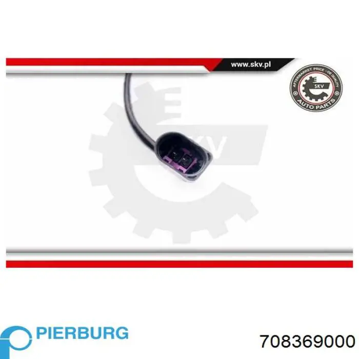 Sensor de temperatura de gases de escape antes de la turbina Pierburg 708369000