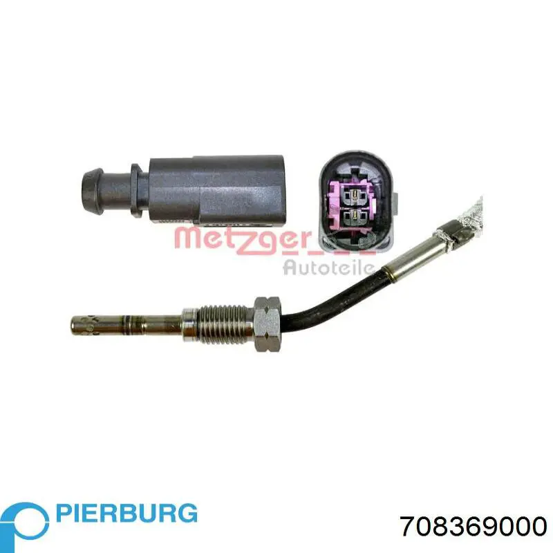 708369000 Pierburg Sensor de temperatura de gases de escape antes de la turbina