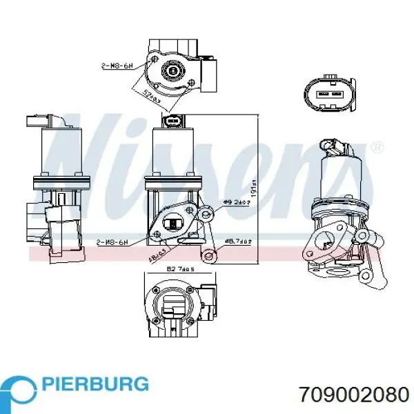 Válvula de regulación de gases NGK 96111 precio, desde 136,41 EUR