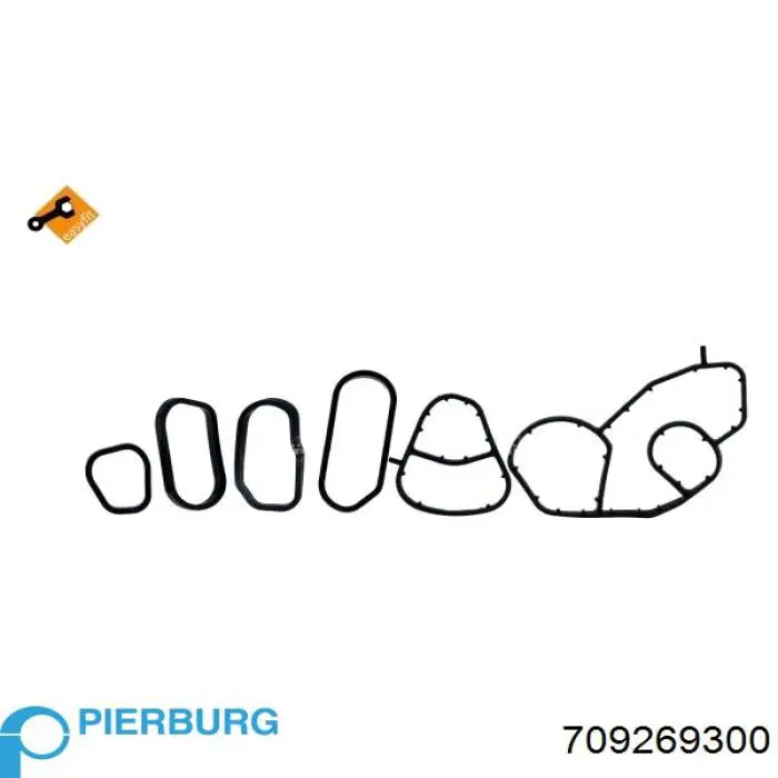 Comprar 709269300 Pierburg Radiador de aceite debajo del filtro
