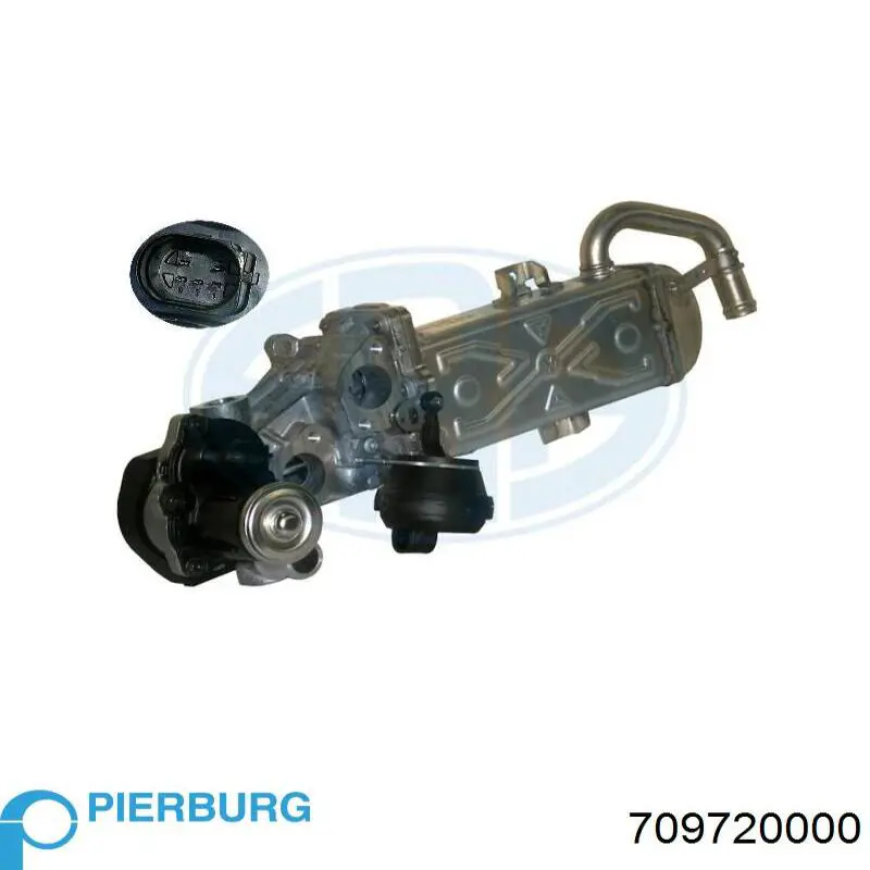 Enfriador de recirculación de gases de escape EGR Pierburg 709720000