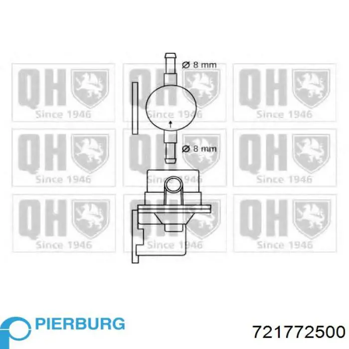 721772500 Pierburg bomba de combustible mecánica