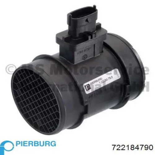 722184790 Pierburg sensor de flujo de aire/medidor de flujo (flujo de aire masibo)