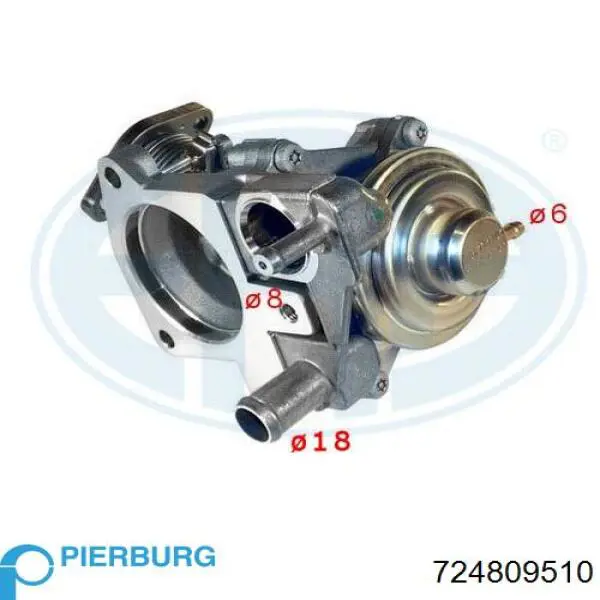 Válvula EGR 724809510 Pierburg