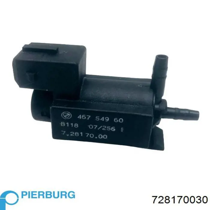 Transductor de presión, control de gases de escape Pierburg 728170030