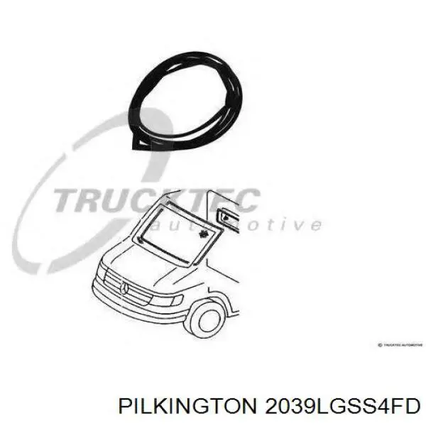 2039LGSS4FD Pilkington luna de puerta delantera izquierda