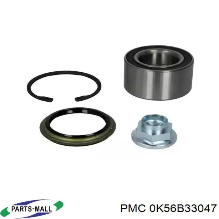 0K56B33047 Parts-Mall cojinete de rueda delantero