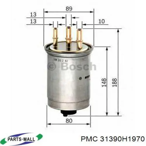 Filtro combustible Jaguar X-type CF1