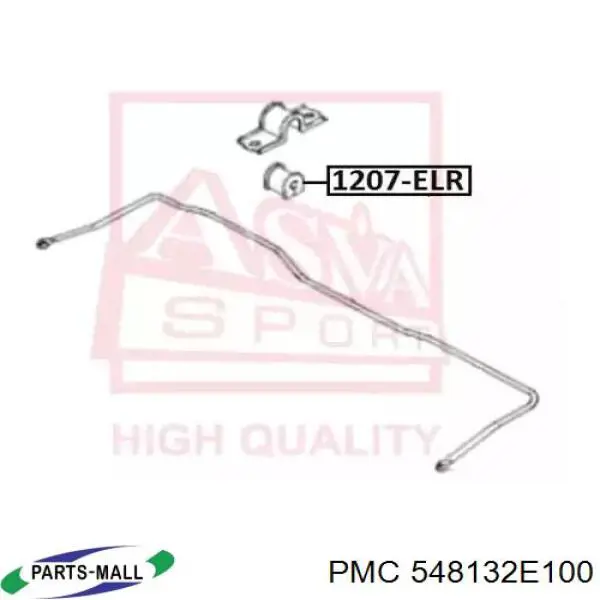 548132E100 Parts-Mall casquillo de barra estabilizadora delantera