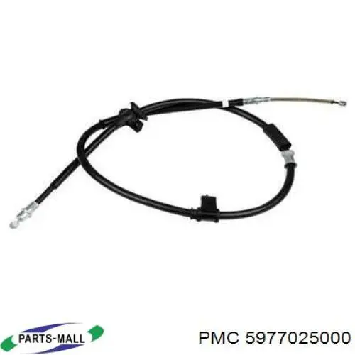 5977025000 Parts-Mall cable de freno de mano trasero derecho