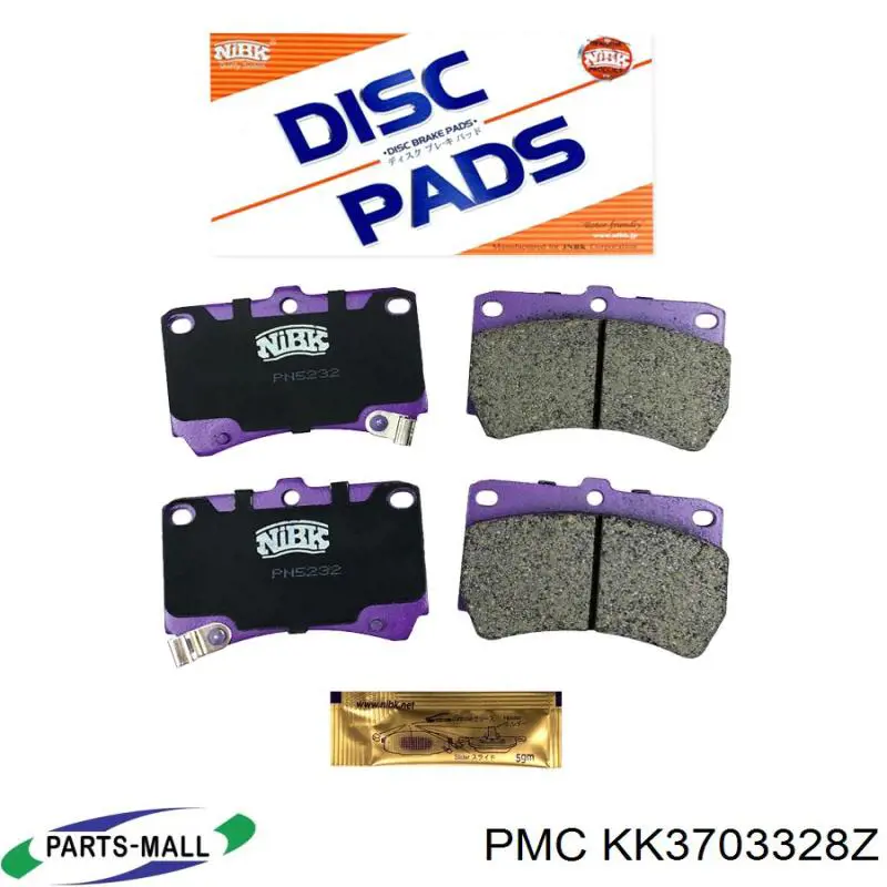 Pastillas de freno delanteras Mazda 323 BA