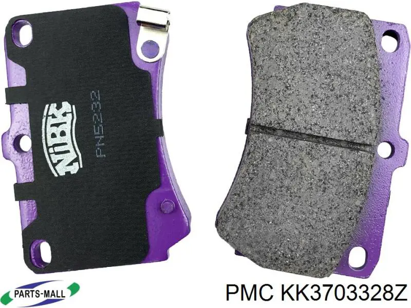 Pastillas de freno delanteras Mazda 323 BA