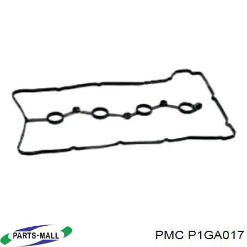 P1G-A017 Parts-Mall juego de juntas, tapa de culata de cilindro, anillo de junta
