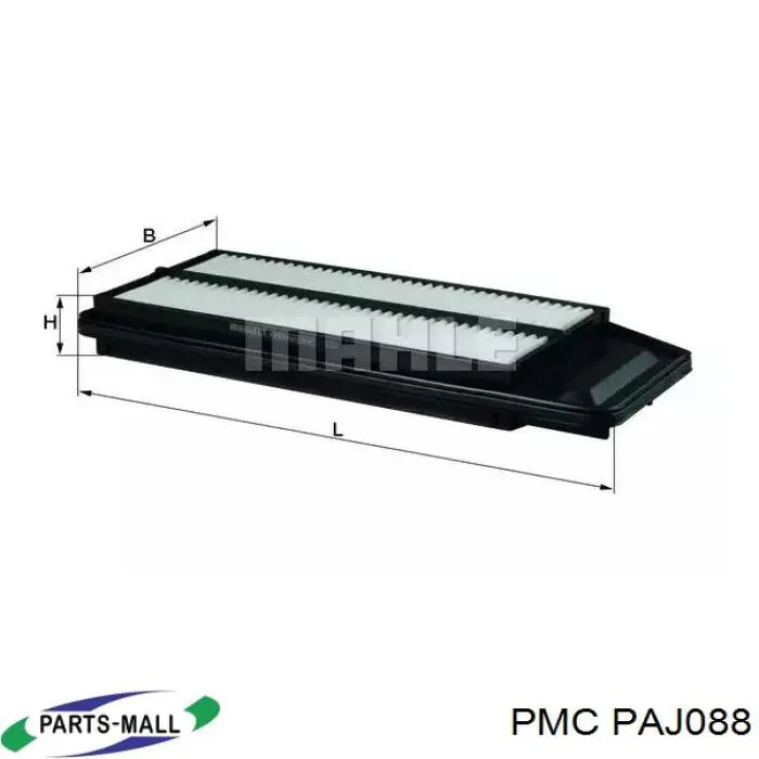 PAJ088 Parts-Mall filtro de aire