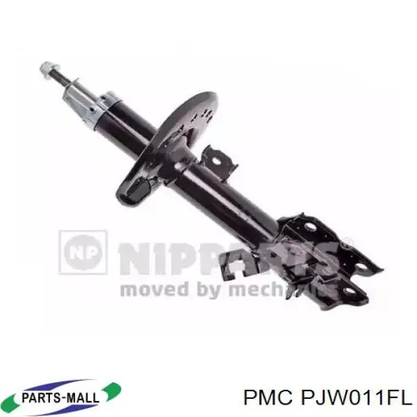 PJW011FL Parts-Mall soporte amortiguador delantero derecho
