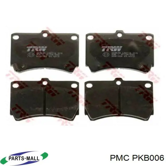 Pastillas de freno delanteras Mazda 323 BA