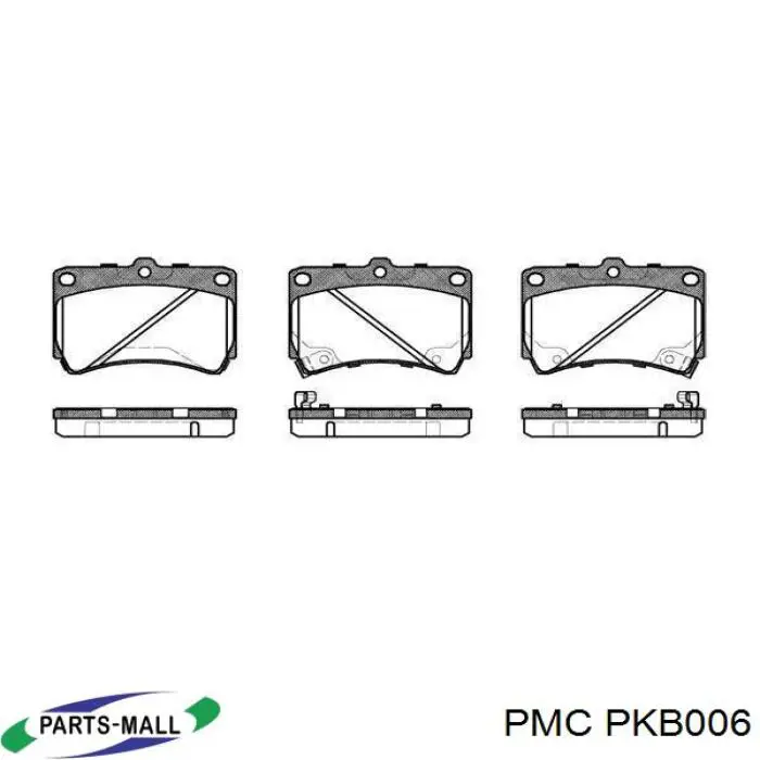 Pastillas de freno delanteras Mazda 323 BA