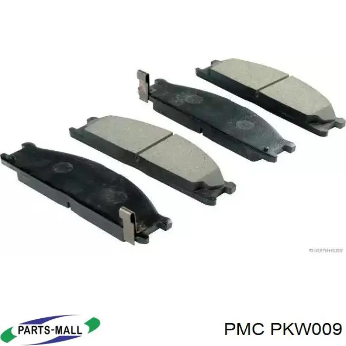 PKW-009 Parts-Mall pastillas de freno delanteras