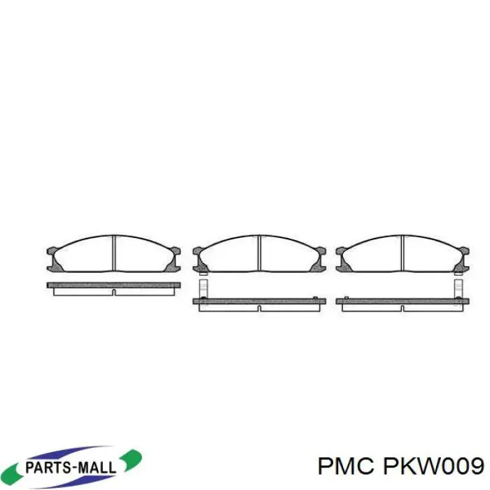 Pastillas de freno delanteras Nissan Terrano 1 WD21
