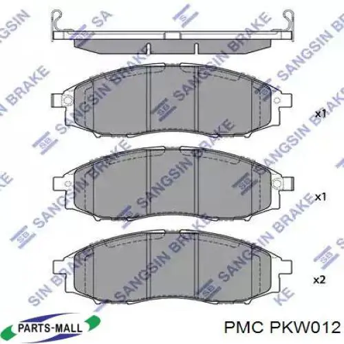 Pastillas de freno delanteras Nissan Navara D40M