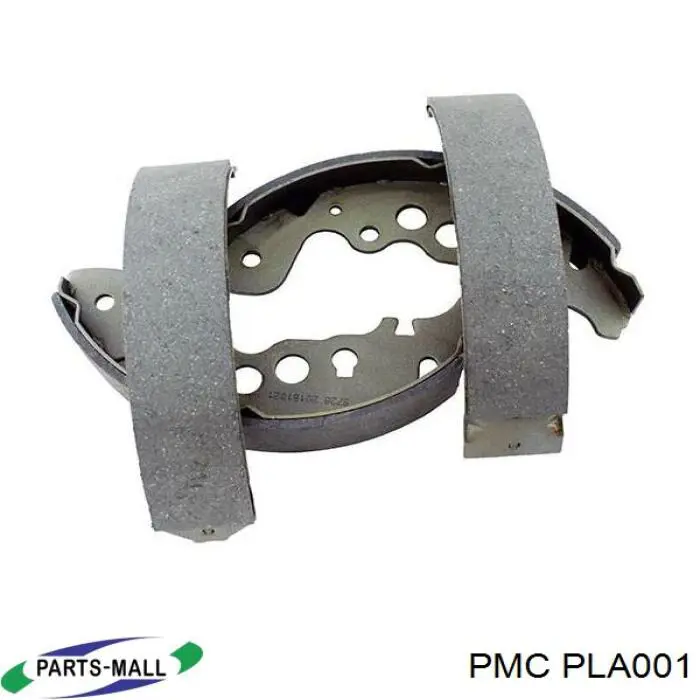 Zapatas de freno traseras Parts-Mall PLA001