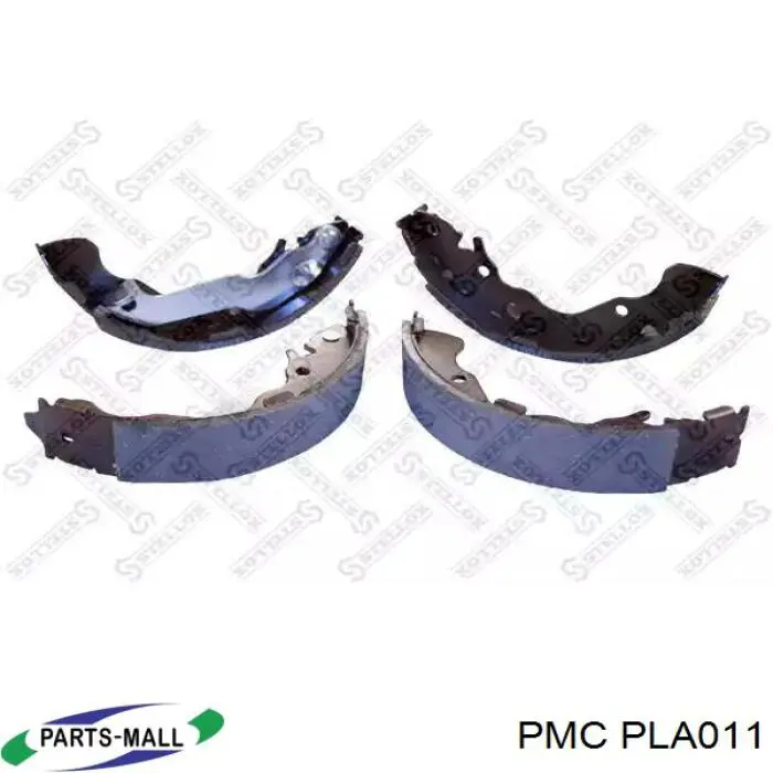 PLA-011 Parts-Mall zapatas de frenos de tambor traseras