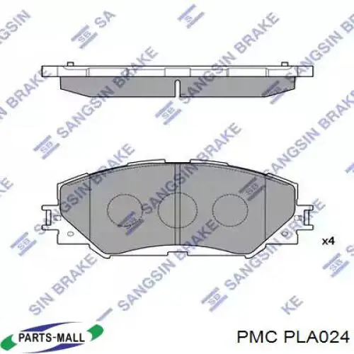 PLA024 Parts-Mall Zapatas de freno de tambor traseras