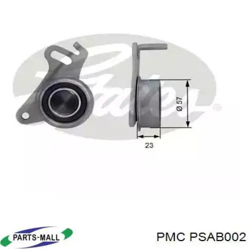 PSAB002 Parts-Mall tensor de la polea de la correa dentada, eje de balanceo