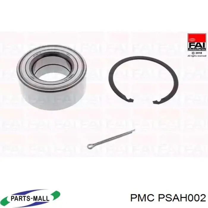 PSA-H002 Parts-Mall cojinete de rueda delantero