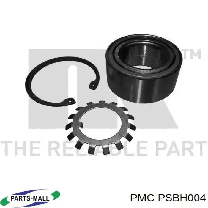 PSBH004 Parts-Mall cojinete de rueda delantero