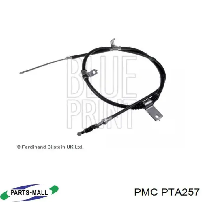 Comprar 12100H1RH Febest Cable de freno de mano trasero derecho