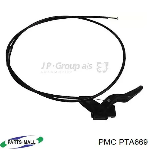 PTA-669 Parts-Mall tirador del cable del capó trasero